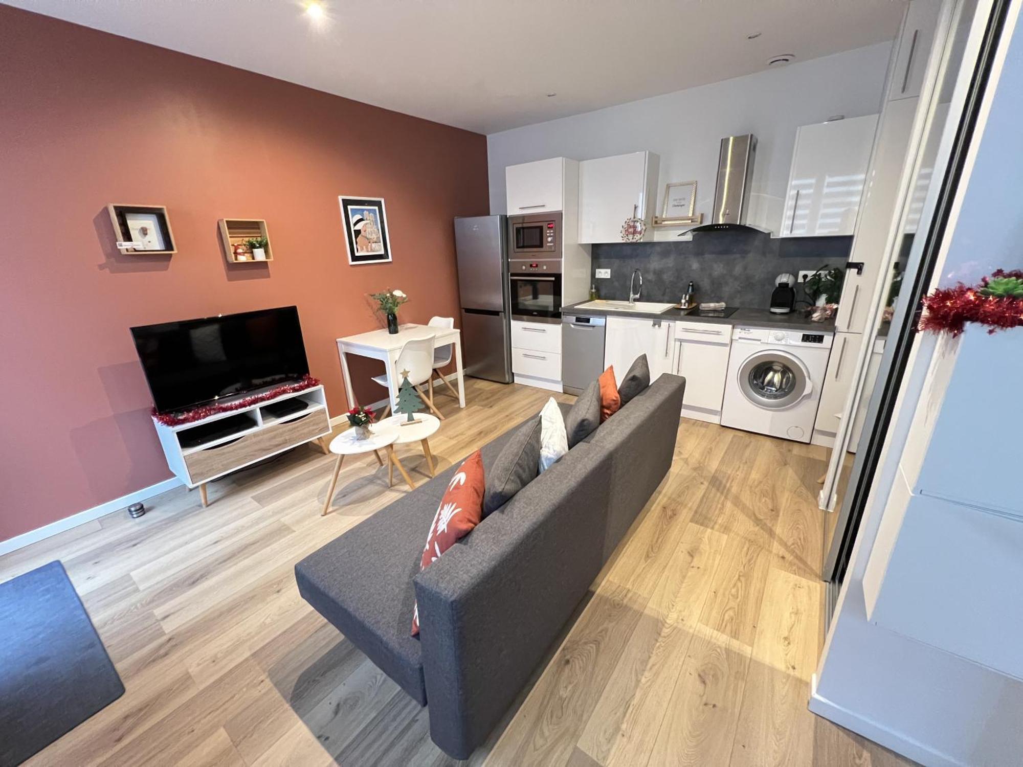 Le Remois - Charmant T2 - Renove - Parking - Cour Privative - Wifi Reims Kültér fotó